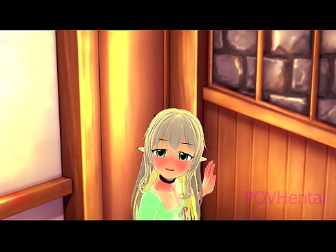 ❤️ (فخ) تساعدك خادمة Elvish على غسل وجهك. ️❌